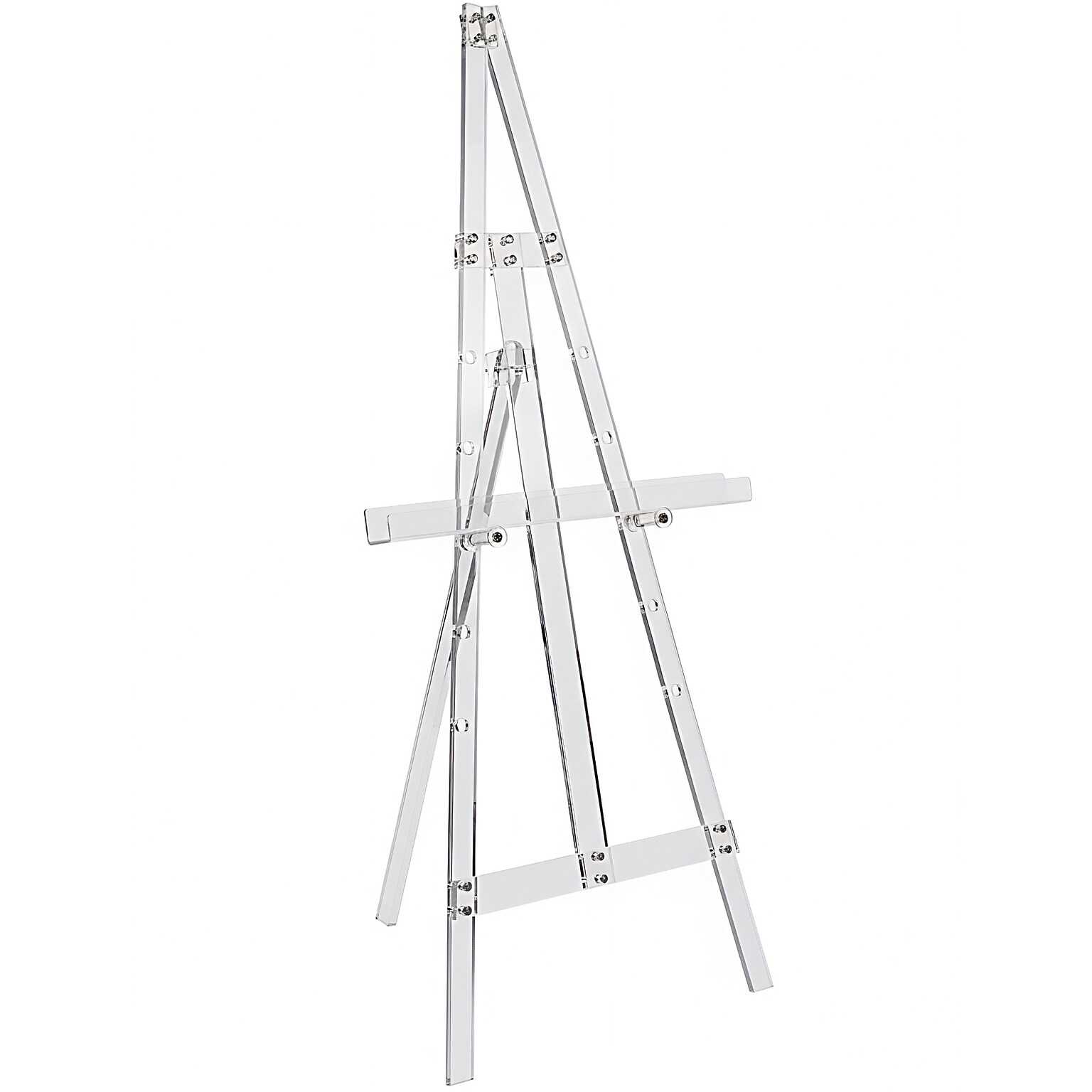 Excello Brands Easel Stand, 56, Clear Acrylic (EB-ACRYL-ESL-CL56)