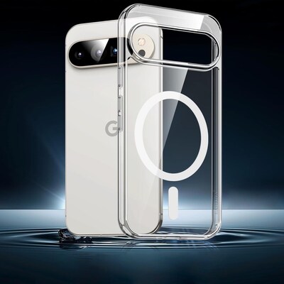 SaharaCase Venture Series Wallet Case for Google Pixel 9 Pro XL, Clear/Black (CP00613)