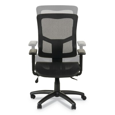 Alera® Elusion® II Series Height & Width Adjustable Arm Ergonomic Mesh Computer and Desk Chair, Black (ALEELT4218S)