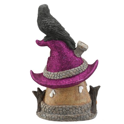 National Tree Company 10" Purple Hat Haunted House with LED Light (PG11-FJ07311-1)