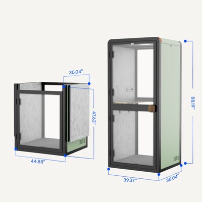 FlexiSpot Privacy Booth, Green (EP1F-2G)