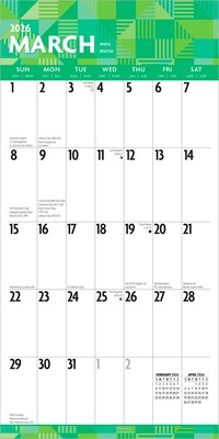 2026 BrownTrout Large Print 12" x 12" Monthly Wall Calendar (9798330704330)