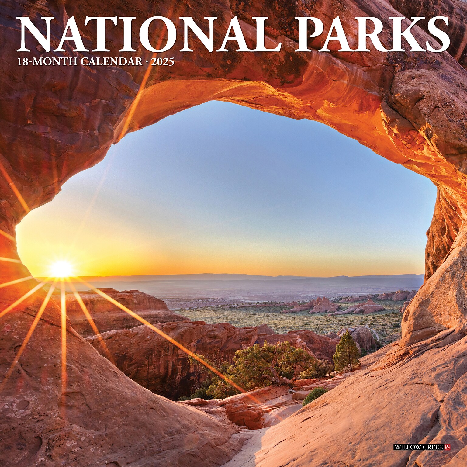 2025 Willow Creek National Parks 7 x 7 Monthly Wall Calendar  (45879)