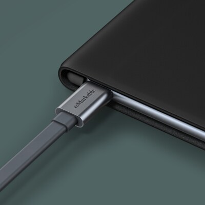 reMarkable Premium Leather 10.3" Book Folio for reMarkable 2, Black (RM312)