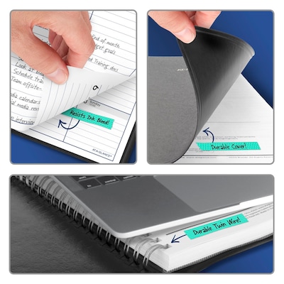 2027 AT-A-GLANCE DayMinder 7" x 8.75" Weekly Planner, Faux Leather Cover, Black (G590-00-27)