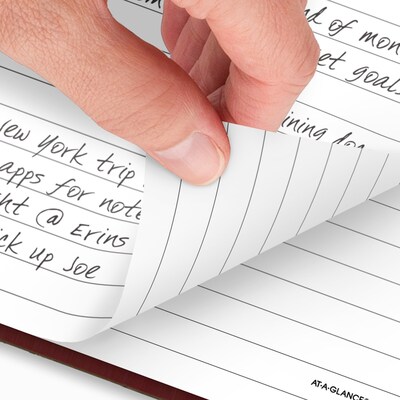 2026 AT-A-GLANCE Standard Hardcover Daily Diary, 7.75" x 12", Ruled, Red (SD376-13-26)