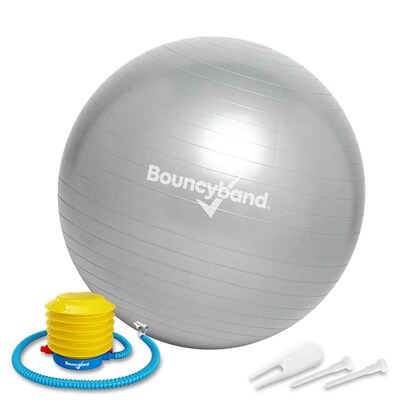 Bouncy Bands Balance Ball, 65cm, Silver (BBAWBS65SI)
