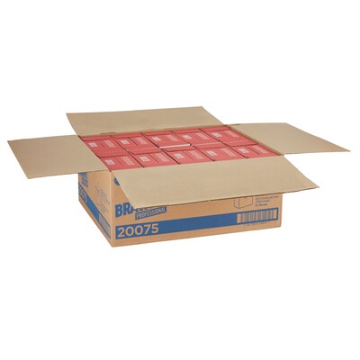 Brawny Professional D300 Cellulose Cleaning Wipers, 16" x 9.25", White, 110 Wipers/Box (20075)