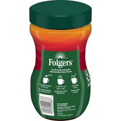 Folgers Classic Decaf Ground Coffee, Medium Dark Roast, 8 oz., Each (SMU20630)