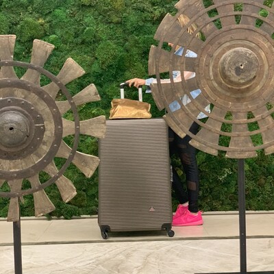 InUSA Royal 32" Hardside Suitcase, 4-Wheeled Spinner, TSA Checkpoint Friendly, Brown (IUROY00XL-BRO)