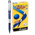 Pilot VBall Grip Rollerball Pens, Extra Fine Point, Blue Ink, Dozen (35471)