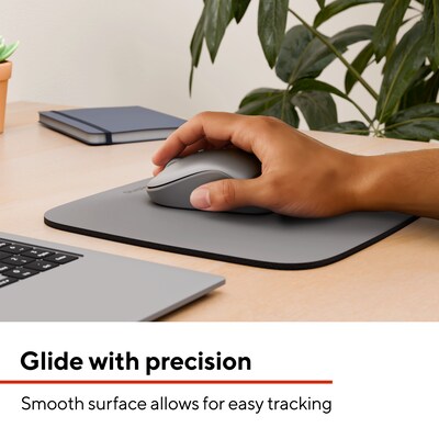 Staples TECH Non-Skid Mouse Pad, Gray (ST63294)