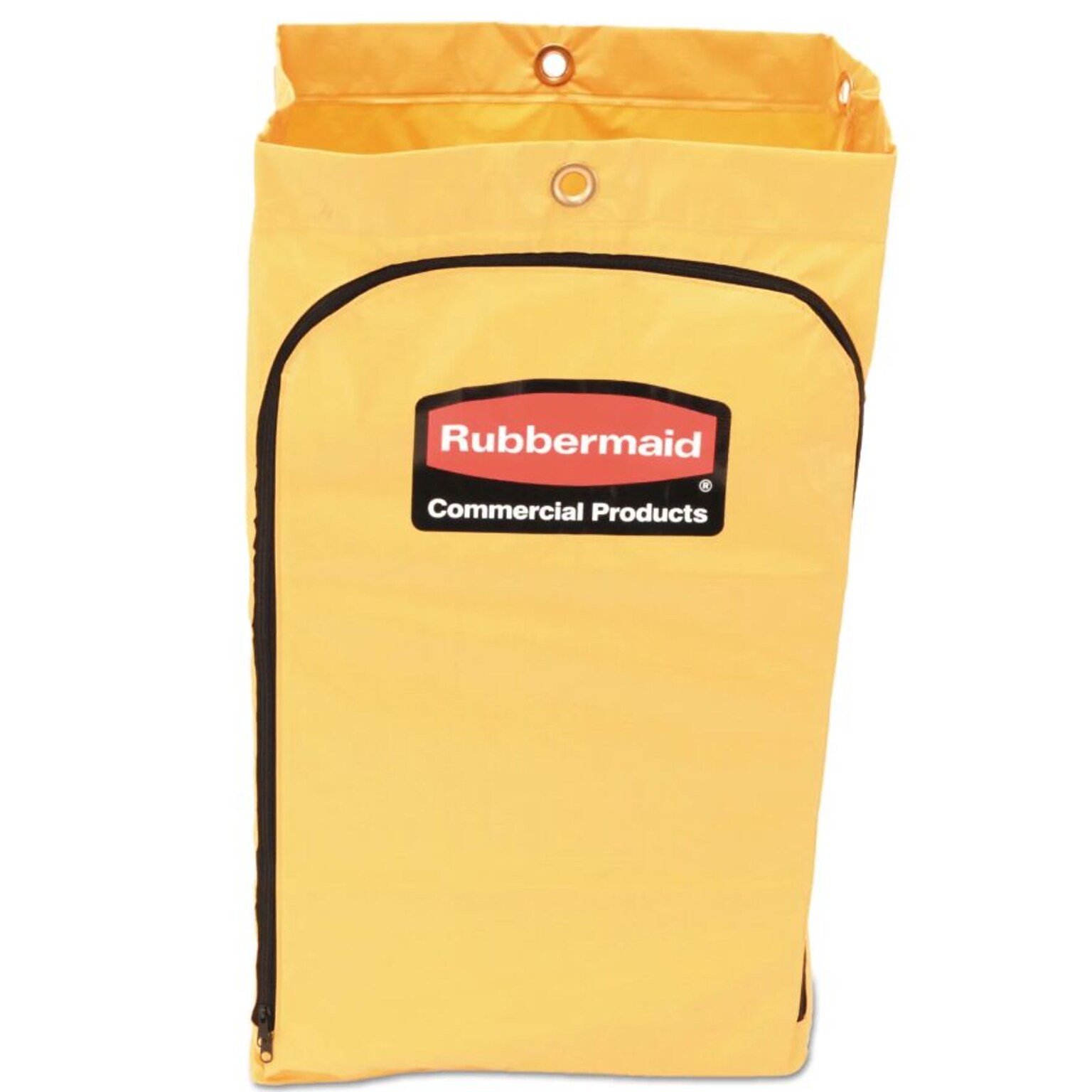 Rubbermaid Cleaning Cart Bag, 24 gal, Vinyl Yellow (RCP1966719)