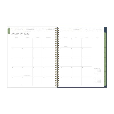 2026 Blue Sky Kelly Ventura Gardens 8.5" x 11" Calendar Year Weekly & Monthly Planner, Plastic Cover, Multicolored (153064)