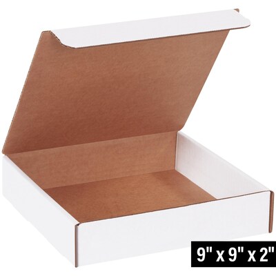 9 x 9 x 2 Literature Mailers, White, 50/Bundle (ML992)