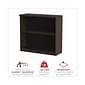 Alera Valencia Series 29.5"H 2-Shelf Bookcase with Adjustable Shelf, Espresso (ALEVA633032ES)