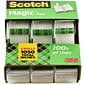 Scotch Magic Invisible Tape with Dispenser, 3/4" x 8.33 yds., 3/Pack (3105)