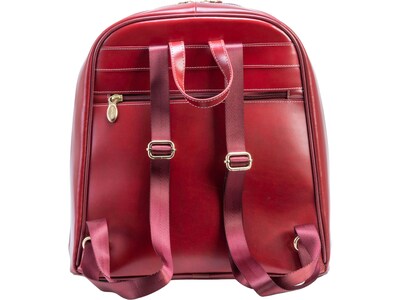 McKleinUSA OLYMPIA Business Laptop/Tablet Backpack, Red (99566)