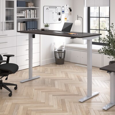 Bush Business Furniture Move 40 Series 72W Electric Adjustable Standing Desk, Storm Gray/Cool Gray