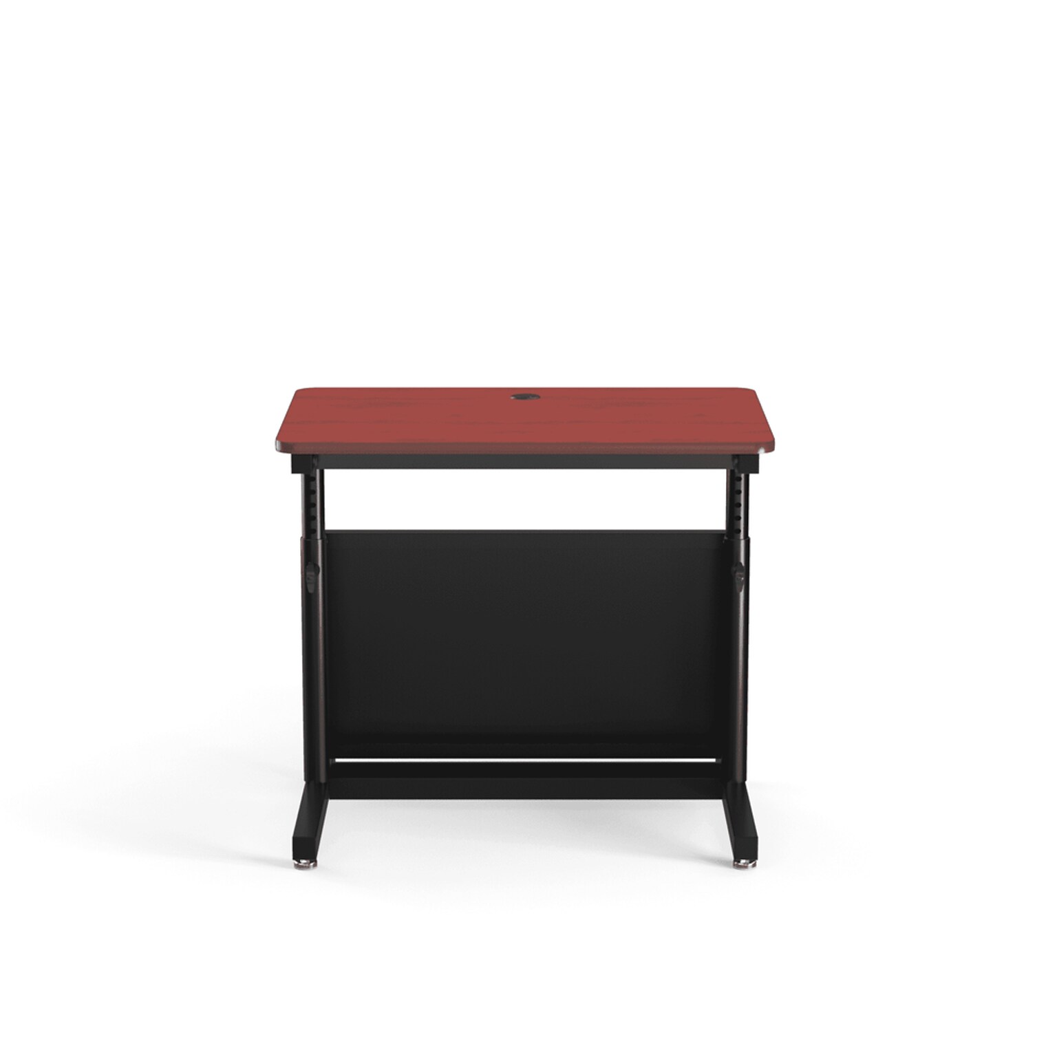 VersaDesk Deluxe 36W Manual Adjustable Standing Computer Table, Cherry/Black (CTL3624-BC)