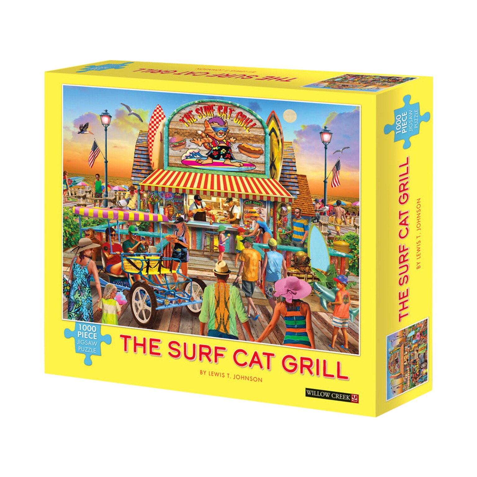 Willow Creek Surf Cat Grill 1000-Piece Jigsaw Puzzle (49137)