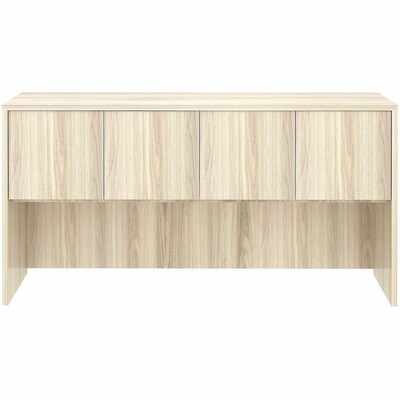 Lorell Essentials 70.9W 4-Door Stack-On Hutch, Modern Elm (LLR66316)