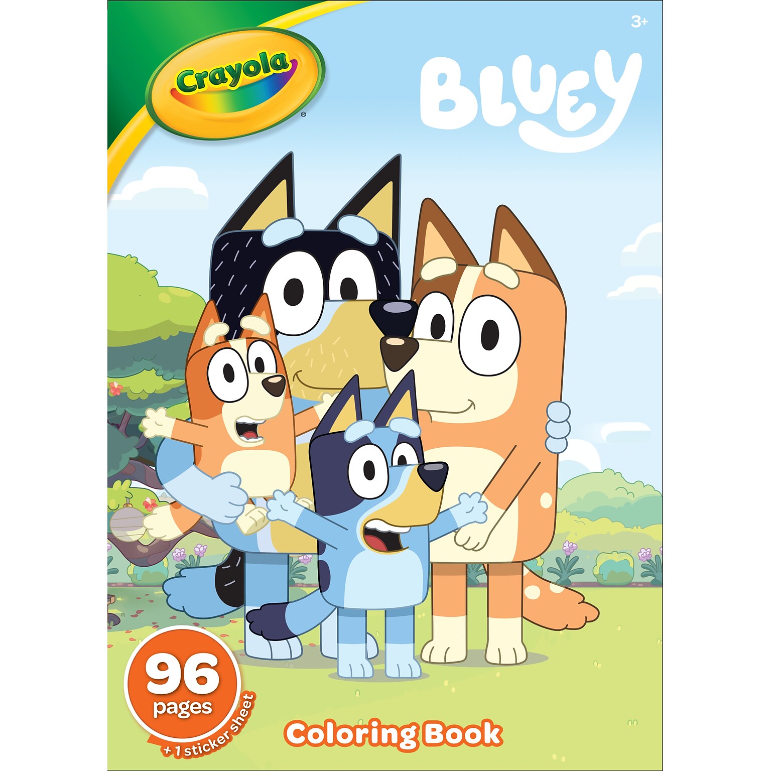 Crayola Bluey Youth Coloring Book, 96 Pages (042755)