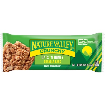 Nature Valley Oats & Honey Granola Bar, 1.49 oz., 49 Bars/Box (GEM12942)