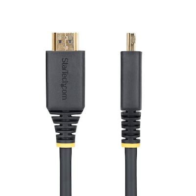 StarTech 8 ft. HDMI Audio/Video Cable, Male, Black (HDMI2-CABLE-GRIP-8F)