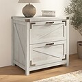 Bush Furniture Knoxville 2-Drawer Lateral File Cabinet, Cottage White (CGF129CWH-03)