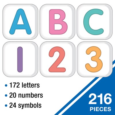 Carson Dellosa Crafty and Cool 4" Letters, 216/Pack (130101)