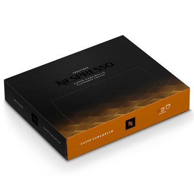 Nespresso Caffè Caramello Coffee Nespresso Professional Capsules, Espresso Roast, 50/Box (8895.84)