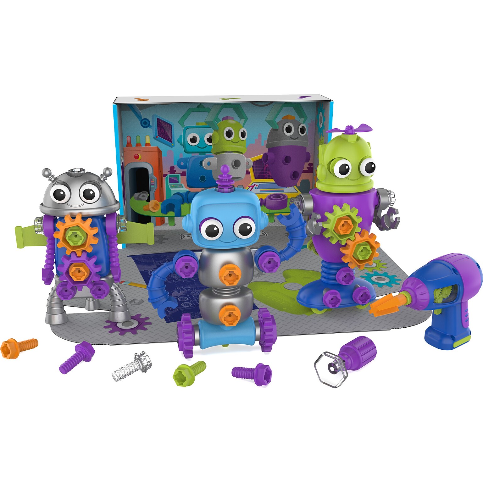 Educational Insights Design & Drill Robot Workshop Designer Set (4177)