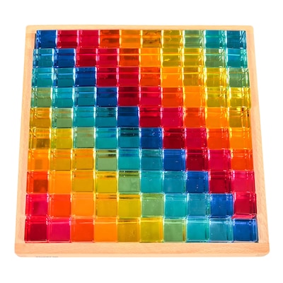 TickiT Gem Cube Mirror Tray, 101 Pieces/Set (CTU73548)