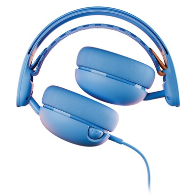 Skullcandy Grom Children's Over-Ear Headphones with Microphone, Surf Blue (S6KAY-R740)