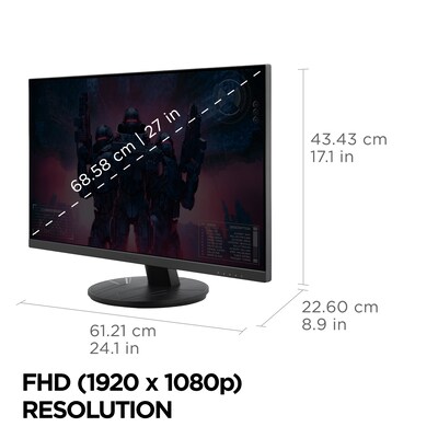 ViewSonic 27" 120Hz LED Gaming Monitor, Black (VX2716A)
