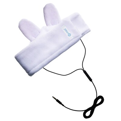 Contixo H1 Adjustable Fleece Headband Headphones, Rabbit (CNXH1RABBIT)