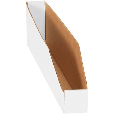 Open Top Bin Boxes, 18L x 2W x  4-1/2H