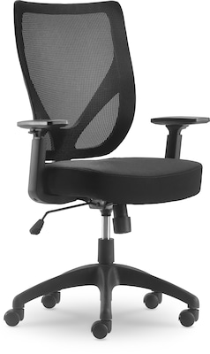 Serta Works Mesh Back Polyester Computer and Desk Chair, Black (CHR10021A)