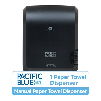 Pacific Blue Ultra Hardwound Paper Towel Dispenser, Black (59589)