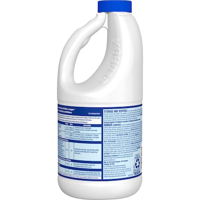 Clorox Disinfecting Bleach, HE Compatible, 43 fl. oz. (32260)