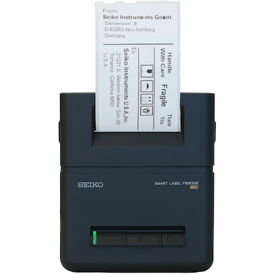 Seiko Smart Label Desktop Thermal Label Printer, Black (SLP850-BK0C11-03)