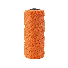 Mutual Industries Nylon Twisted Mason Twine, 0.06 x 1090 ft., Glo Orange, 4/Pack (14661-145-1090)