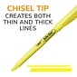 BIC Brite Liner Stick Highlighter, Chisel Tip, Pink, Dozen (65554/BL11PL)