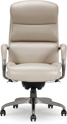 La-Z-Boy Aberdeen Bonded Leather Executive Chair, Beige (LF51122)