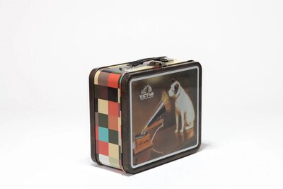 Victor Bluetooth Speaker Bonus Pack with Exclusive Retro Metal Lunch Box, Wireless Portable Speaker