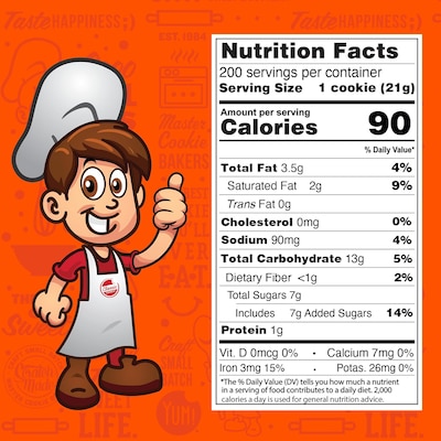 Classic Cookie Peanut Butter Cookies, .75 oz., 54/Pack (220-02863)