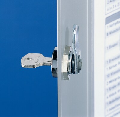 Durable 72 Key Cabinet, Silver (1955-23)