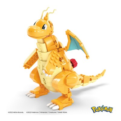 MEGA Pokémon Dragonite Building Toy Set, 388 Pieces (HKT25)