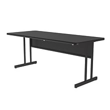 Correll Training Room Table, 72x30, Black Granite (WS3072TF-07)